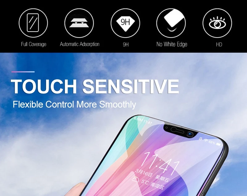 TOMKAS Glass For Oneplus 6 Tempered Glass Screen Protector Scratch Proof For One Plus 6 Oneplus 5 5T Protective Glass Film