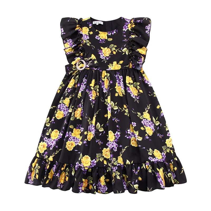 Kids Dress Girls Clothes 2017 Stylish Girls Summer Dresses with Bow Rose Flower Printing Princess Dress for Children Robe Fille
Kids Dress Girls Clothes 2017 Stylish Girls Summer Dresses with Bow Rose Flower Printing Princess Dress for Children Robe Fille