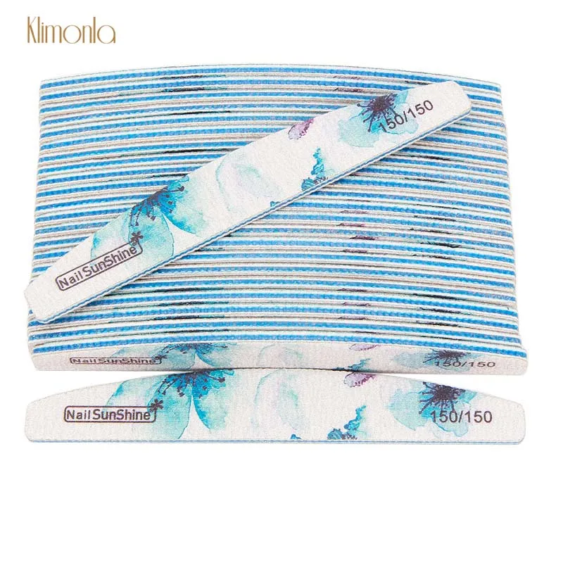 50Pcs Plastic Nail File 150 Grit Sanding Block Emery Board Half Moon For Manicure UV Gel Painting Flower Files Nails Tool
50Pcs Plastic Nail File 150 Grit Sanding Block Emery Board Half Moon For Manicure UV Gel Painting Flower Files Nails Tool