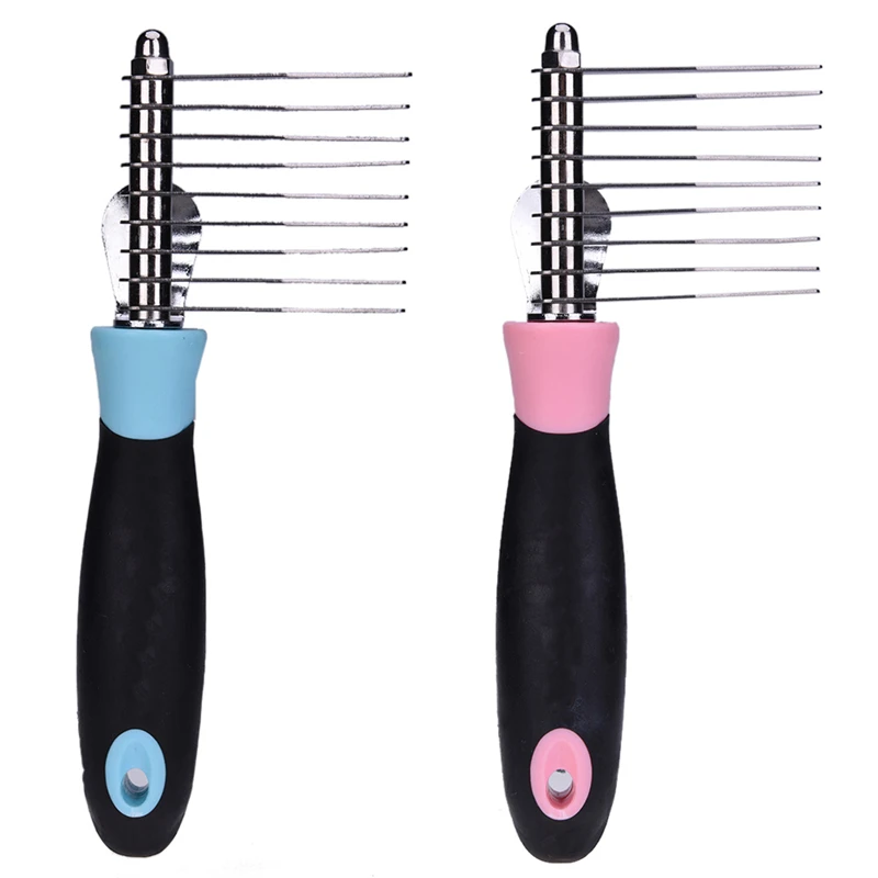 Pet Dog Cat Comb Long Thick Hair Fur Shedding Removal Brush Puppy Kitten Grooming Rake Massage Combs Brush
Pet Dog Cat Comb Long Thick Hair Fur Shedding Removal Brush Puppy Kitten Grooming Rake Massage Combs Brush