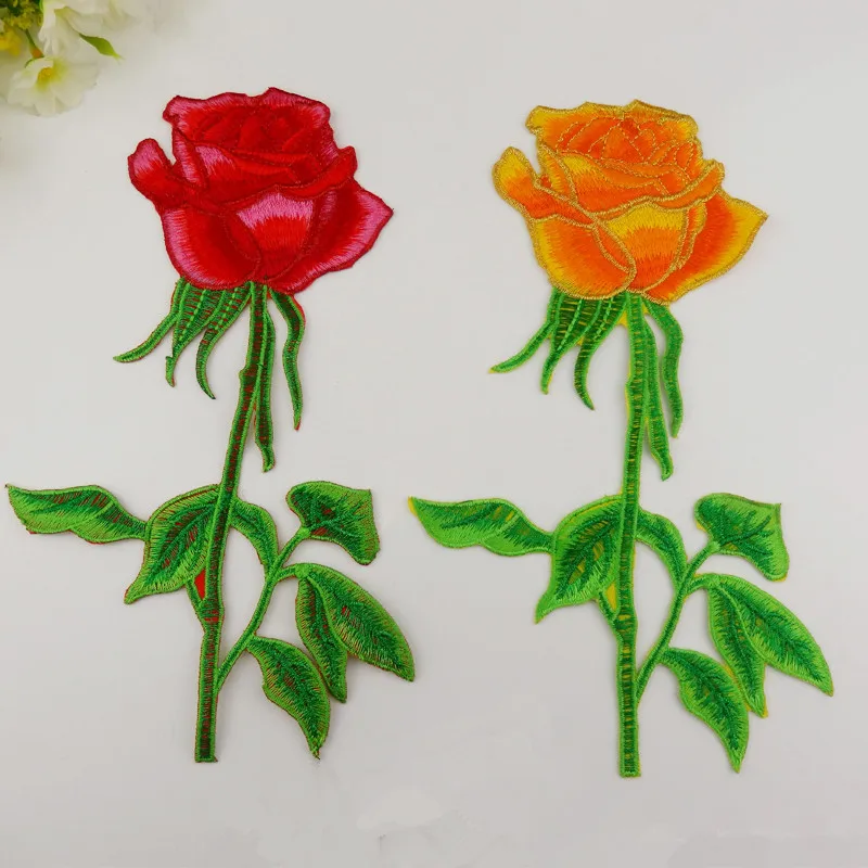 5Pieces/lot Rose Patch Embroidered Applique Iron On Patches Clothes Dress Garment Docorate Accessory
5Pieces/lot Rose Patch Embroidered Applique Iron On Patches Clothes Dress Garment Docorate Accessory