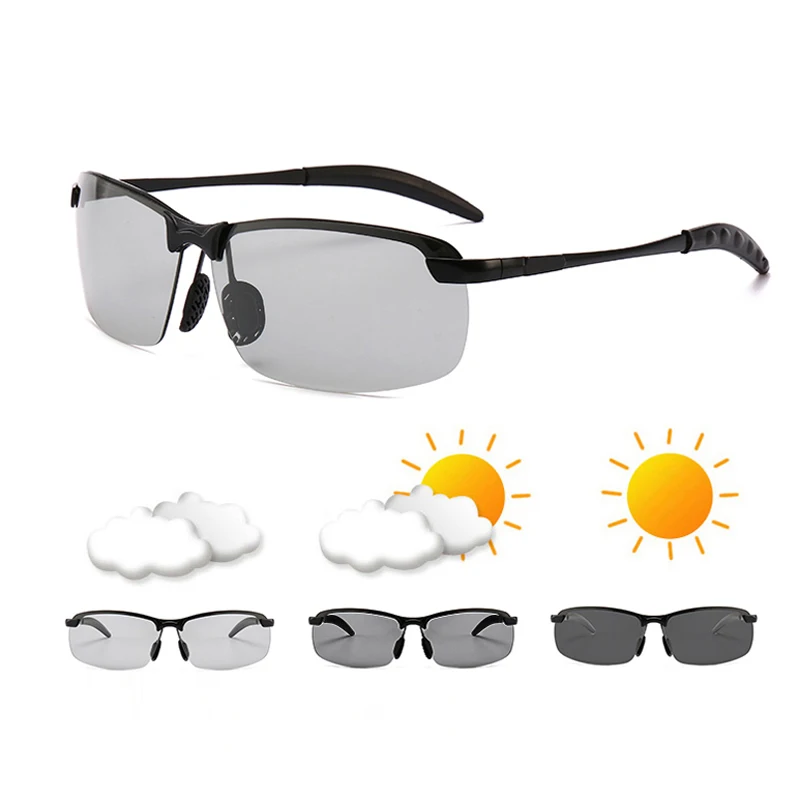 Men Outdoor Sport Photochromic Polarized Sunglasses Male Driving Safety Glasses Change Color Sun Glasses Night Vision Eyewear
Men Outdoor Sport Photochromic Polarized Sunglasses Male Driving Safety Glasses Change Color Sun Glasses Night Vision Eyewear