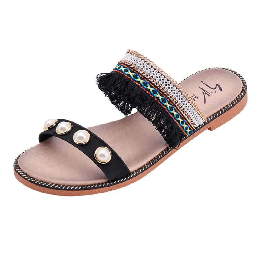Fashion gladiator sandals Women Solid Crystal National Style Tassels Sandals Slipper Beach Shoes Female sandalia feminina A8
Fashion gladiator sandals Women Solid Crystal National Style Tassels Sandals Slipper Beach Shoes Female sandalia feminina A8