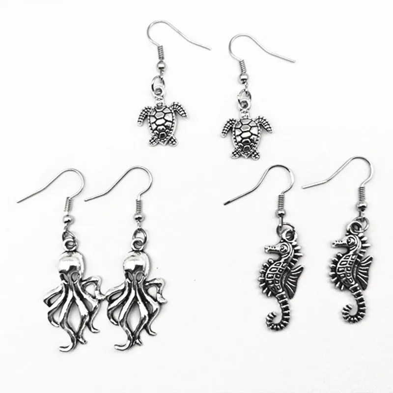 Girls Choose Vintage Metal Alloy Octopus Seahorse Turtle Earrings 2019 New Earrings
Girls Choose Vintage Metal Alloy Octopus Seahorse Turtle Earrings 2019 New Earrings