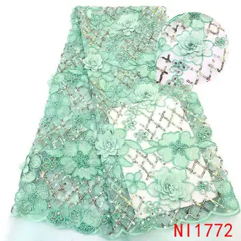 High Quality African Lace Fabric Latest Lace Materials French Tulle Net Sequins Embroidery African Lace Fabric QF1772
High Quality African Lace Fabric Latest Lace Materials French Tulle Net Sequins Embroidery African Lace Fabric QF1772