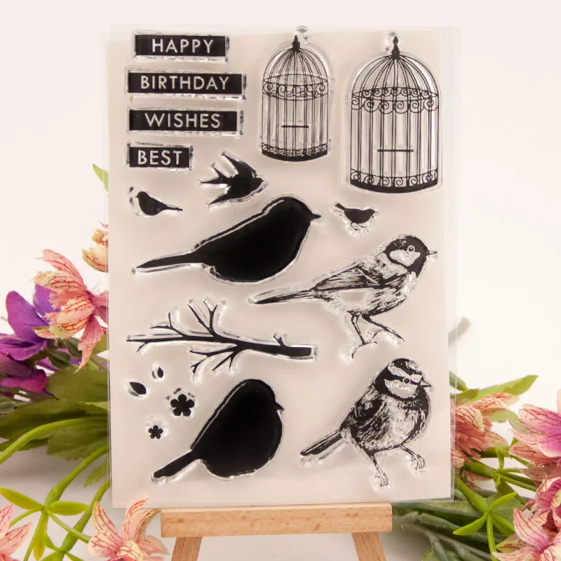ZFPARTY Birds Clear Stamps or Metal Cutting Die Scrapbook Paper Craft Clear stamp scrapbooking
ZFPARTY Birds Clear Stamps or Metal Cutting Die Scrapbook Paper Craft Clear stamp scrapbooking
