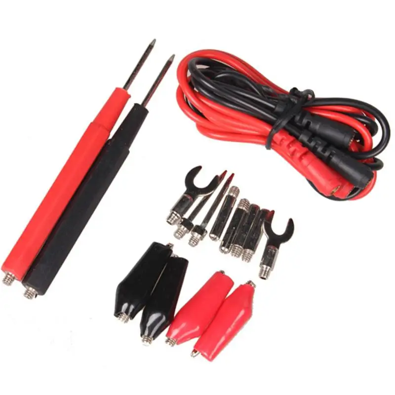 16pcs in 1 set Probe Universal Digital Multimeter Probe 90cm Needle Tip Probe Test Leads Pin Wire Pen Cable Test Line Set Tools
16pcs in 1 set Probe Universal Digital Multimeter Probe 90cm Needle Tip Probe Test Leads Pin Wire Pen Cable Test Line Set Tools