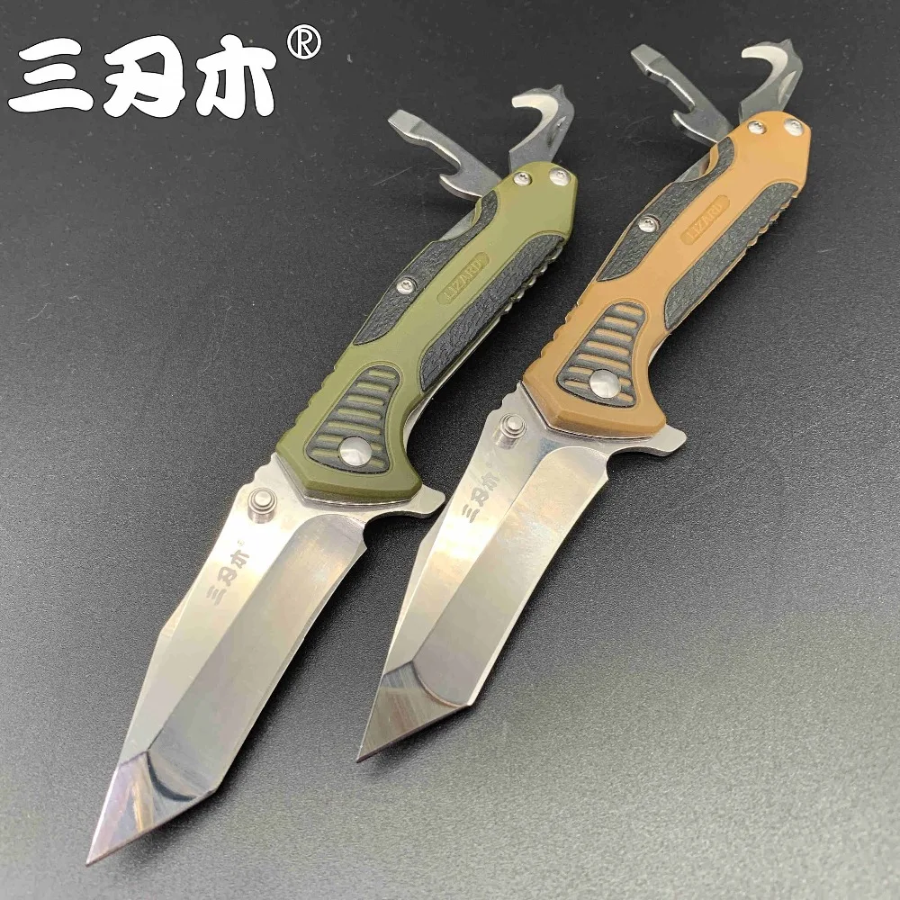 Sanrenmu 7094 Folding Multi Functional Folding Knife 12C27 Blade PA66+GF Handle Outdoor Camping Hunting Cutting EDC Pocket Tool
Sanrenmu 7094 Folding Multi Functional Folding Knife 12C27 Blade PA66+GF Handle Outdoor Camping Hunting Cutting EDC Pocket Tool