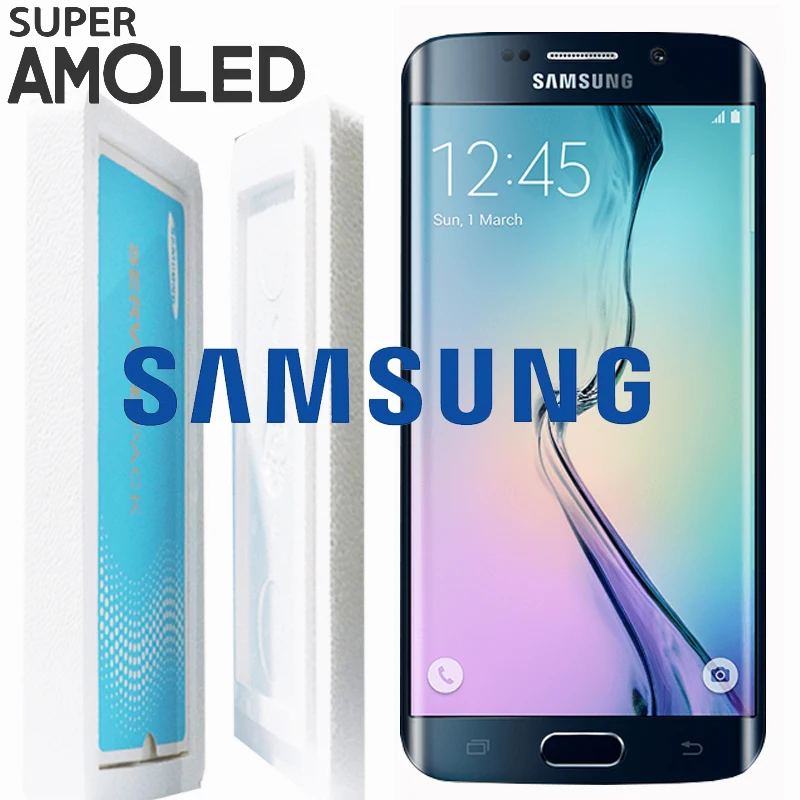 ORIGINAL SUPER AMOLED 5.1'' LCD with Frame for SAMSUNG Galaxy s6 edge Display G925 G925I G925F Touch Screen Digitizer
ORIGINAL SUPER AMOLED 5.1'' LCD with Frame for SAMSUNG Galaxy s6 edge Display G925 G925I G925F Touch Screen Digitizer