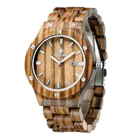 new men wood watch 5