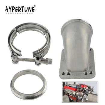 3.0" Vband 90 Degree Cast Turbo Elbow Adapter Flange 304 Stainless Steel + Clamp For T3 T4 Turbocharger HT-TEA30+TPJ30 
3.0" Vband 90 Degree Cast Turbo Elbow Adapter Flange 304 Stainless Steel + Clamp For T3 T4 Turbocharger HT-TEA30+TPJ30