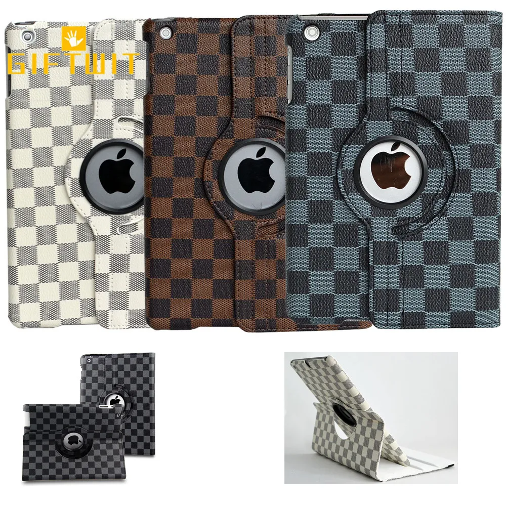 Case For iPad Mini 1/2/3 Coque Funda, Grid Plaid 360 Rotating Multi-Angle Viewing PU Leather Smart Tablet Cover Auto Sleep Wake
Case For iPad Mini 1/2/3 Coque Funda, Grid Plaid 360 Rotating Multi-Angle Viewing PU Leather Smart Tablet Cover Auto Sleep Wake