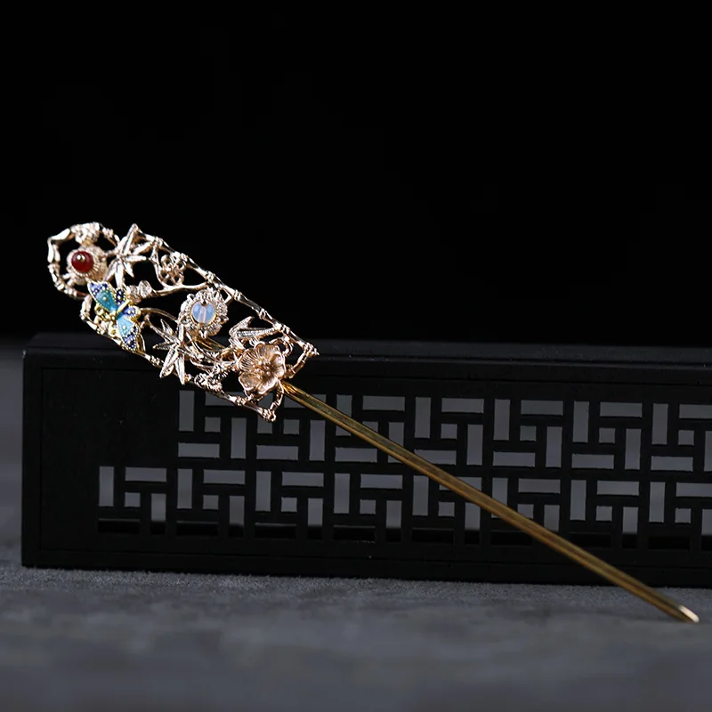 6 designs Fashion nature Aventurine Quatz vintage hairsticks,red stone Ethnic hairpins,Thailand copper flowers hairjewelry04
6 designs Fashion nature Aventurine Quatz vintage hairsticks,red stone Ethnic hairpins,Thailand copper flowers hairjewelry04