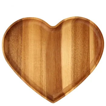 Heart Stlye Acacia Wooden Dinner Plate Party Serving Tray Fashion Dish Creative Tableware Wooden Tray for Snacks Fruit
Heart Stlye Acacia Wooden Dinner Plate Party Serving Tray Fashion Dish Creative Tableware Wooden Tray for Snacks Fruit
