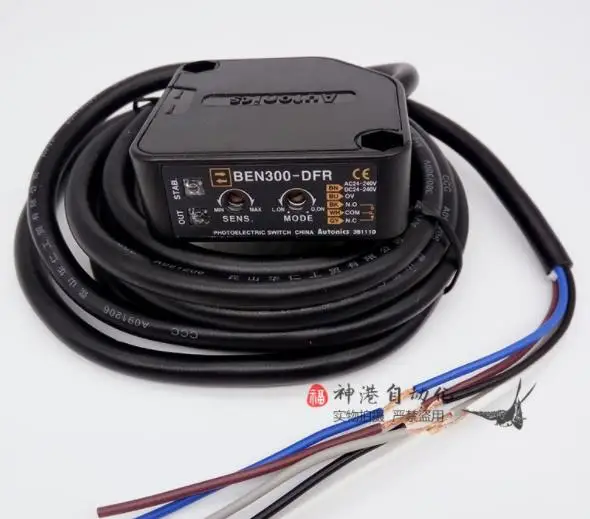 BEN300-DFR AC/DC Diffuse Reflective Photoelectric Switch Sensor Sensing Distance 300mm New High-Quality
BEN300-DFR AC/DC Diffuse Reflective Photoelectric Switch Sensor Sensing Distance 300mm New High-Quality