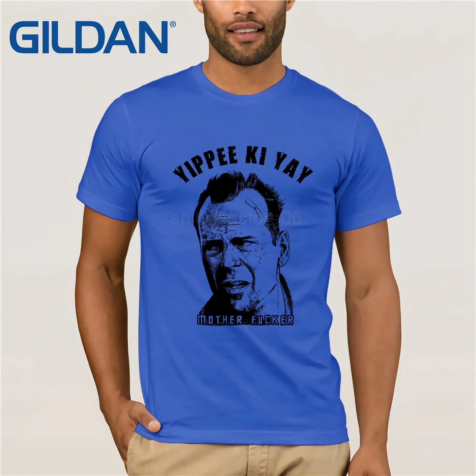 Yippee Ki Yay Mother T Shirt Die Hard Bruce Willis John McClane Movie Tee Short Sleeves Cotton T-Shirt Shirts for Men
Yippee Ki Yay Mother T Shirt Die Hard Bruce Willis John McClane Movie Tee Short Sleeves Cotton T-Shirt Shirts for Men