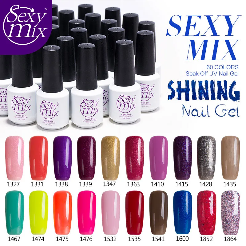 Sexy mix 60 colors Gel Polish Soak Off UV Gel for Long Lasting LED/UV Nail Gel Choose any 1 color 1323-1884
Sexy mix 60 colors Gel Polish Soak Off UV Gel for Long Lasting LED/UV Nail Gel Choose any 1 color 1323-1884