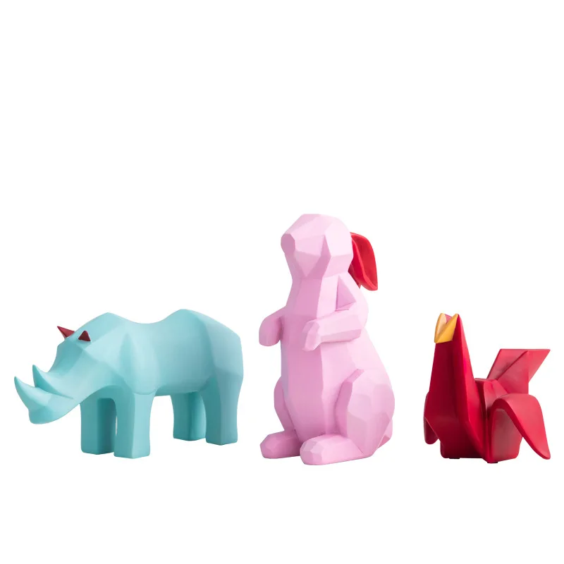 Rhinoceros Close To You Rabbit Statue Origami Animal Arts Ceramic Art&Craft Home Decoration Accessories For Living Room L2928
Rhinoceros Close To You Rabbit Statue Origami Animal Arts Ceramic Art&Craft Home Decoration Accessories For Living Room L2928
