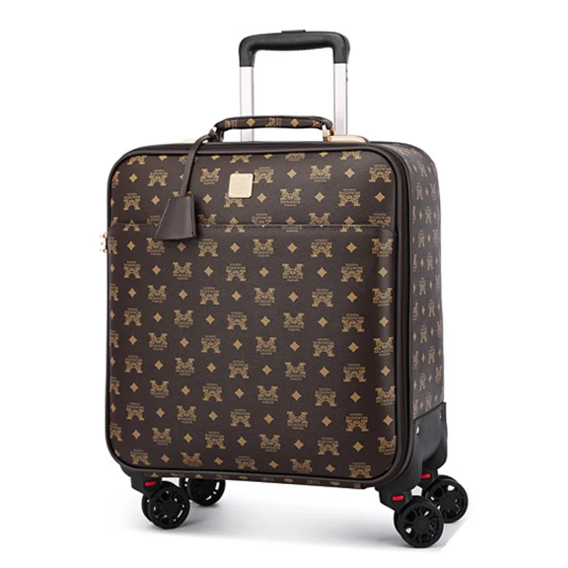 

New 16 20 24 inch Retro koffer Rolling Suitcases Women Carry-Ons Travel Bags Men spinner brand Trolley Luggage boarding box