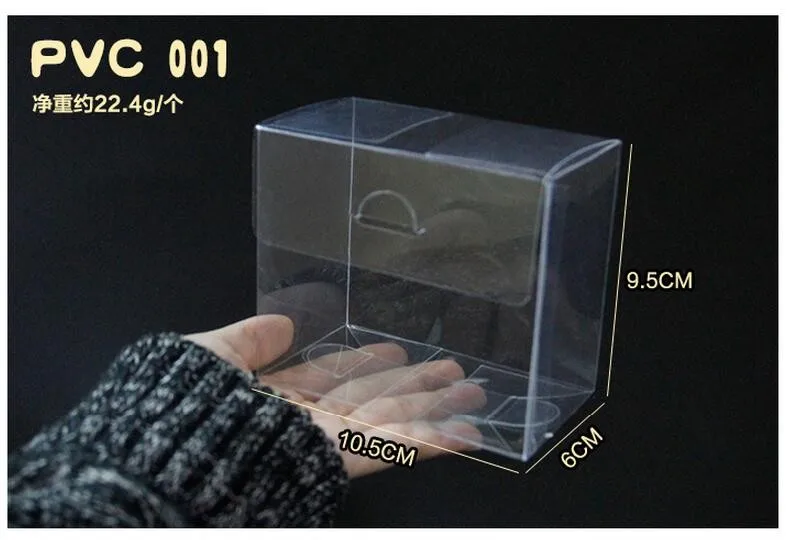 10.5 x6x9. 5 cm PVC box transparent display box plastic box ,caket box can be use for dsplay food and so on
10.5 x6x9. 5 cm PVC box transparent display box plastic box ,caket box can be use for dsplay food and so on