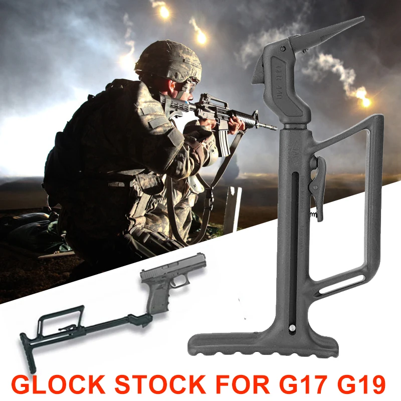 Airsoft Telescopic Tactical adapter Hunting adapter Tactical Support Extension auxiliary Protect Enhanced for Glock stock G17G19
Airsoft Telescopic Tactical adapter Hunting adapter Tactical Support Extension auxiliary Protect Enhanced for Glock stock G17G19