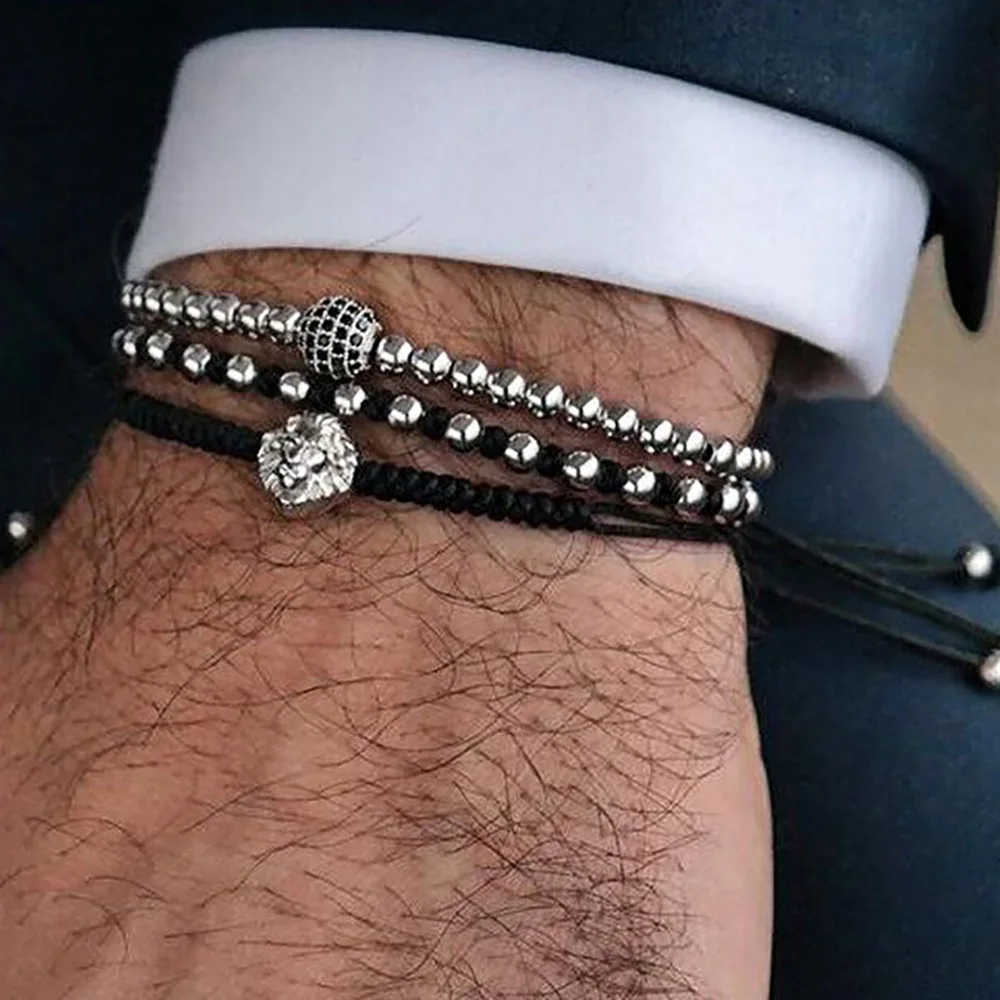 Lion Head Bracelet Men Leo Jewelry Bracelets For Women Pulseira Masculina Bileklik Armband Bijoux Mens Copper Beads Pulseiras
Lion Head Bracelet Men Leo Jewelry Bracelets For Women Pulseira Masculina Bileklik Armband Bijoux Mens Copper Beads Pulseiras