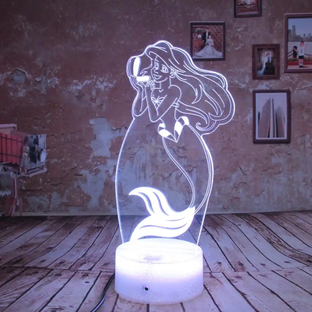 7 colors table light usb home decor birthday christmas gift kids