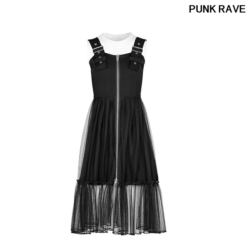 Rock Shoulder Loops Zipper Knitted Dark Dress fashion Young Girls Mosaic Lightweight Mesh Sexy Club dresses PUNK RAVE OPQ-263LQF
Rock Shoulder Loops Zipper Knitted Dark Dress fashion Young Girls Mosaic Lightweight Mesh Sexy Club dresses PUNK RAVE OPQ-263LQF