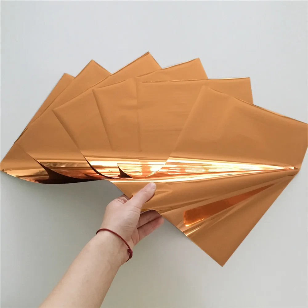 Myfoils Copper color hot stamping foil for toner reactive laminator by laser printer
Myfoils Copper color hot stamping foil for toner reactive laminator by laser printer
