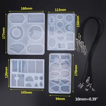 1 Set DIY Jewelry Mold Tool Kit Silicone Resin Pendant Mould Necklace Jewellery Making UV Epoxy Resin Molds
1 Set DIY Jewelry Mold Tool Kit Silicone Resin Pendant Mould Necklace Jewellery Making UV Epoxy Resin Molds