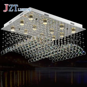 GETOP Wave-shaped K9 Crystal Chandeliers LED Hanging Wire Lights 12-Lights GU10 LED Bulbs Included 80*60*40CM
GETOP Wave-shaped K9 Crystal Chandeliers LED Hanging Wire Lights 12-Lights GU10 LED Bulbs Included 80*60*40CM