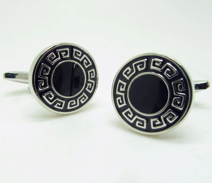 Factory Price Retail Men's Cufflinks Brass Material Black Color round Design Cuff Links Free Shipping
Factory Price Retail Men's Cufflinks Brass Material Black Color round Design Cuff Links Free Shipping