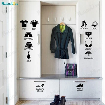 Vinyl Wall Sticker Creative Fashion Clothing Classification Icon Home Decoration For Living Room Bedroom Removable Decals YT520
Vinyl Wall Sticker Creative Fashion Clothing Classification Icon Home Decoration For Living Room Bedroom Removable Decals YT520