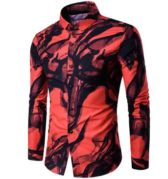 Dropshipping Camisa Masculina Men's Fashion Slim Fit Casual Shirt Long Sleeve Shirts Printing Men Shirt
Dropshipping Camisa Masculina Men's Fashion Slim Fit Casual Shirt Long Sleeve Shirts Printing Men Shirt