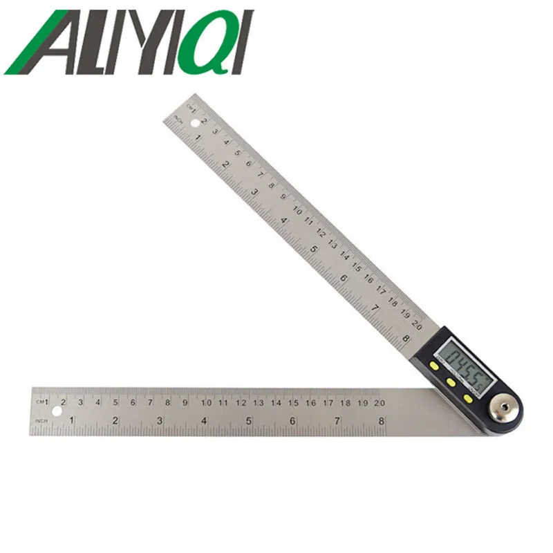 

5429-300 0-300mm Level Measuring Instrument Digital Angle Ruler Finder Meter Protractor Goniometer Inclinometer Stainless Steel