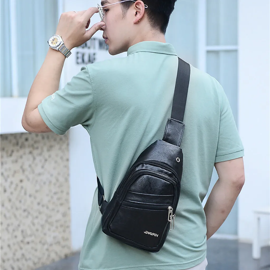 MUQGEW Men's bag Cossbody Fashion 2019 New Versatile Sports Zipper Travel Commuting Shoulder Solid PU Pack Messenger Bag Pocket
MUQGEW Men's bag Cossbody Fashion 2019 New Versatile Sports Zipper Travel Commuting Shoulder Solid PU Pack Messenger Bag Pocket