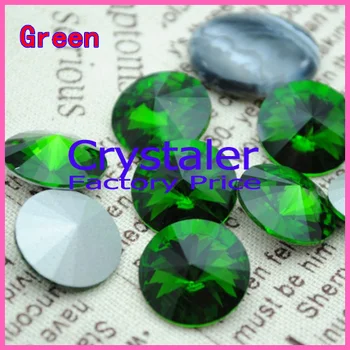 100pcs/lot Green COLOR 8MM 10MM 12MM 14mm 16mm 18mm 20mm Chinese Top Quality 1122 Round Fancy Stone Crystal Rivoli Beads
100pcs/lot Green COLOR 8MM 10MM 12MM 14mm 16mm 18mm 20mm Chinese Top Quality 1122 Round Fancy Stone Crystal Rivoli Beads