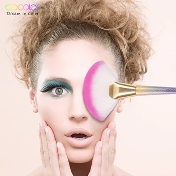 docolor 1pcs Large Fan Brush/Contour / Powder/ Foundation Rainbow brushes Professional Makeup Brushes Beauty Cosmetics Brushes
docolor 1pcs Large Fan Brush/Contour / Powder/ Foundation Rainbow brushes Professional Makeup Brushes Beauty Cosmetics Brushes