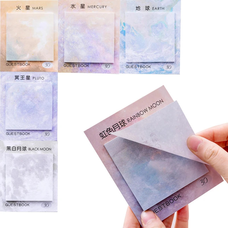 Kawaii Stickers Square Shape Memo Pad Planet Earth Moon Neptune Cute Sticky Notes Bookmarks Stationery
Kawaii Stickers Square Shape Memo Pad Planet Earth Moon Neptune Cute Sticky Notes Bookmarks Stationery