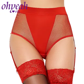 Ohyeahlover Jaretelles Sexy Ensemble High Waist Side Garter Fishnet Panties Thigh-Highs Lingerie Suspenders Garter Set PM5090
Ohyeahlover Jaretelles Sexy Ensemble High Waist Side Garter Fishnet Panties Thigh-Highs Lingerie Suspenders Garter Set PM5090