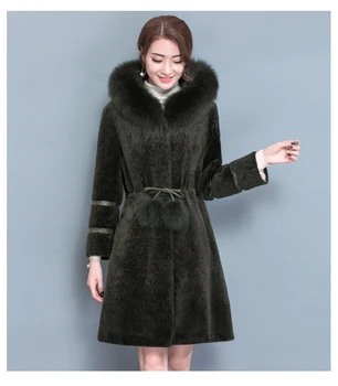Fur sheep shearing coat female long 2017 new fox fur Korean thickened was thin winter coat
Fur sheep shearing coat female long 2017 new fox fur Korean thickened was thin winter coat
