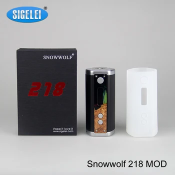 

100% Original Sigelei Snowwolf 218 Mod 0.1-3.0ohm 10w-218W TC Mod Snowwolf 218 Electronic Cigarettes vape Mod no 18650 Battery