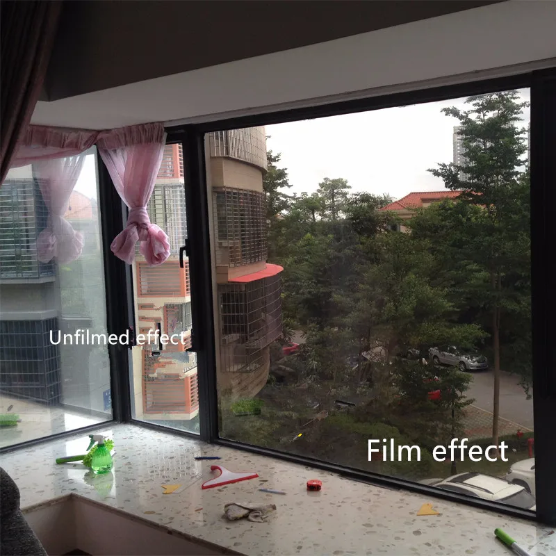 Sunscreen window mirror surface stickers living room balcony sliding door transparent glass window paper sunshade insulation
Sunscreen window mirror surface stickers living room balcony sliding door transparent glass window paper sunshade insulation