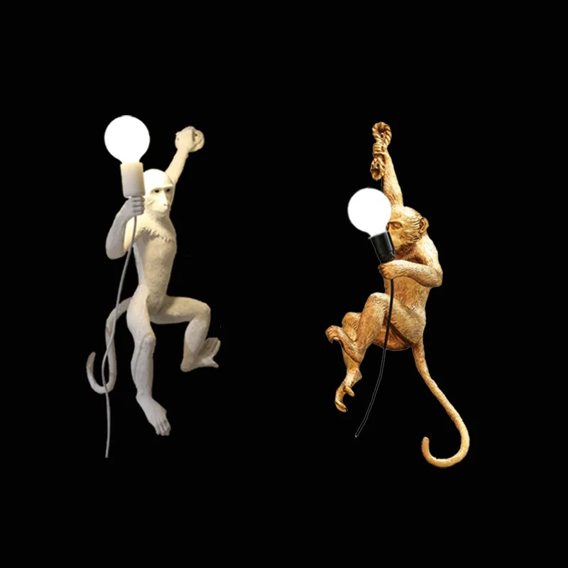 Nordic Twins Resin Monkey Lamp E27 Led Wall Lamp Creative 3D Monkey Living Room Led Wall Light Bedroom Wall Lighting MING
Nordic Twins Resin Monkey Lamp E27 Led Wall Lamp Creative 3D Monkey Living Room Led Wall Light Bedroom Wall Lighting MING