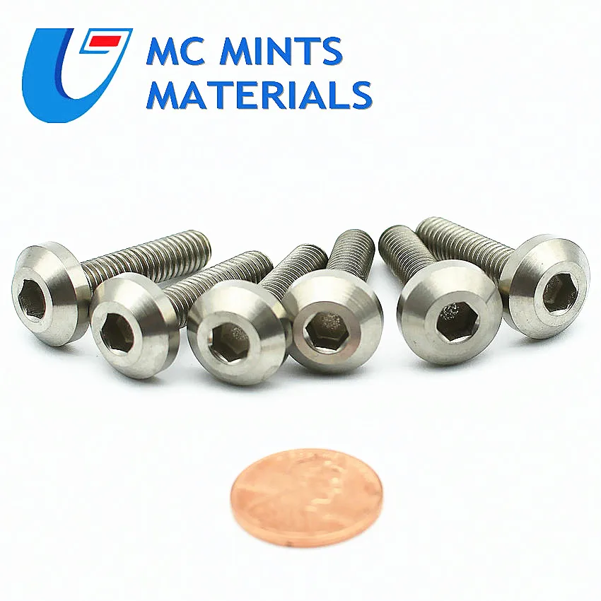 New 4pcs M8 x 20//25//30//40mm Motorcycle Disc Brake Titanium Screws Bolts Gold
