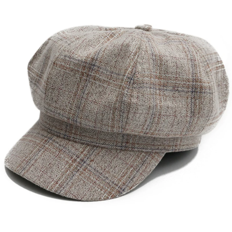 HT2539 Vintage Plaid Men Women Cap Artist Painter Hat Fashion Beret Cap Korea Style Ladies Octagonal Newsboy Cap Women Beret
HT2539 Vintage Plaid Men Women Cap Artist Painter Hat Fashion Beret Cap Korea Style Ladies Octagonal Newsboy Cap Women Beret