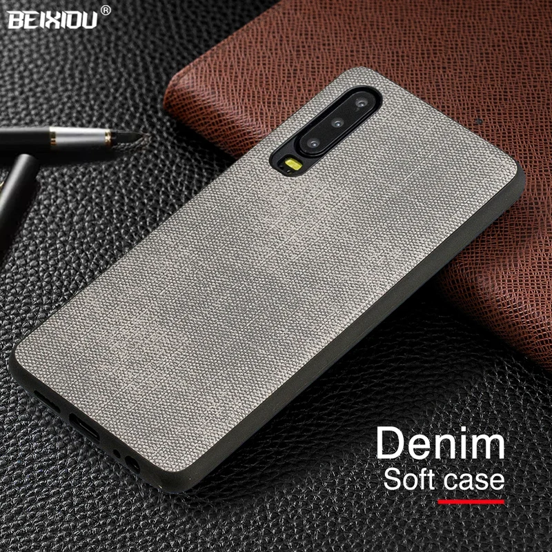 Luxury Denim Leather Canvas Case For Huawei P30 Phone Cover Business Cloth Soft Back Cover for Huawei P30 6.1"
Luxury Denim Leather Canvas Case For Huawei P30 Phone Cover Business Cloth Soft Back Cover for Huawei P30 6.1"