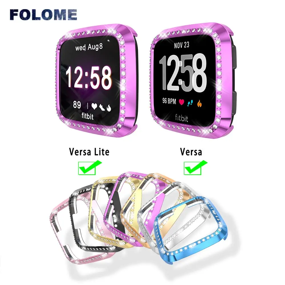 Electroplated PC Diamond Hollow-Out Watch Case Bumper For Fitbit Versa/Versa Lite Smart Watch Case Protect Shell Accessories
Electroplated PC Diamond Hollow-Out Watch Case Bumper For Fitbit Versa/Versa Lite Smart Watch Case Protect Shell Accessories