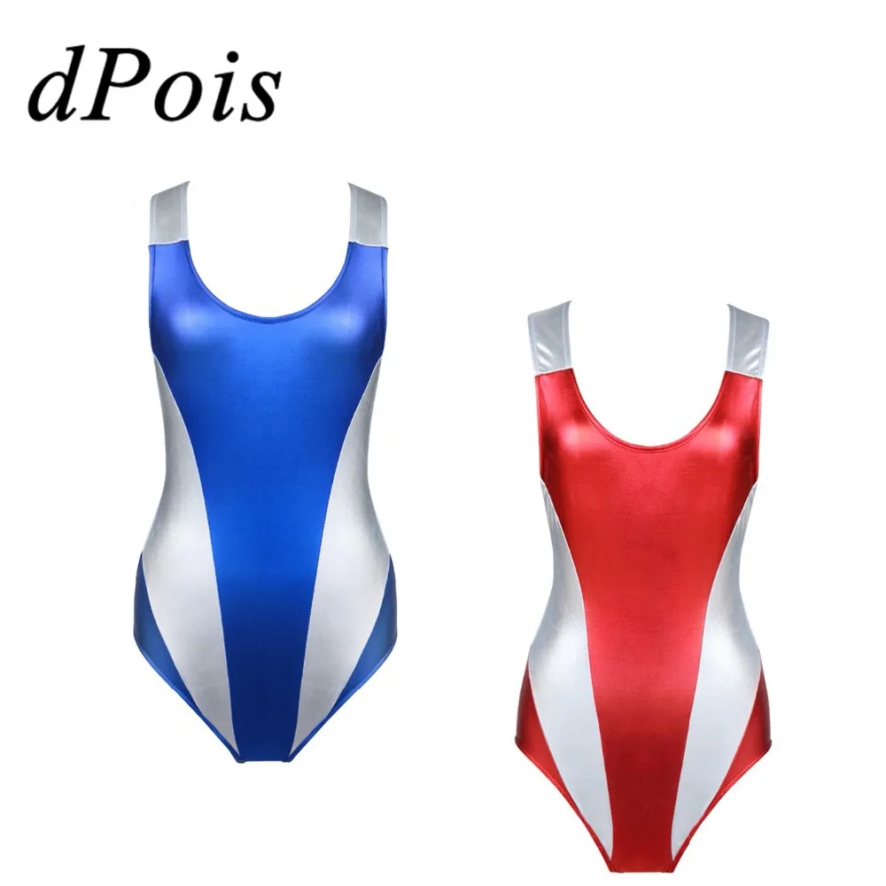 Sexy Patent Leather One-piece Bodysuit Women Catsuit Thong Leotard Fit Romper Tight Playsuits Jumpsuit Color Matching Swimsuit
Sexy Patent Leather One-piece Bodysuit Women Catsuit Thong Leotard Fit Romper Tight Playsuits Jumpsuit Color Matching Swimsuit