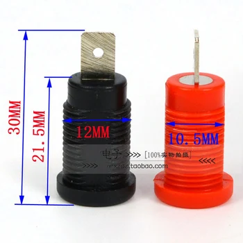 4MM soldering terminal safety banana socket test terminal block plug-in banana plug
4MM soldering terminal safety banana socket test terminal block plug-in banana plug